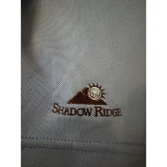 Travis Mathew Polo Shirt Men Size 2XL Blue Golf Club Rugby Pullover Striped - Picture 4 of 6